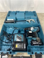 Mikita drill with 2 batteries and charger. With