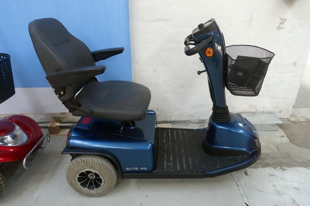3-hjulet el-scooter, RS blå | Campen Auktioner A/S