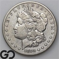 1878-CC Morgan Silver Dollar, VF+ Bid: 150