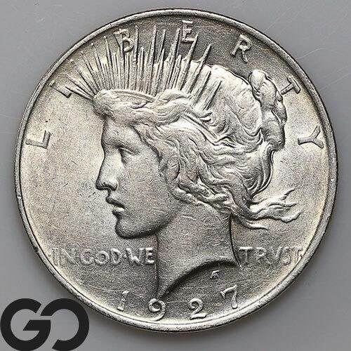 1927-D Peace Dollar, AU++ Bid: 150