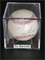 Autographed Yu Darvish Baseball w/ COA JSA