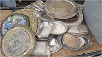Tote Full of Silver Plate
