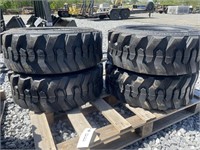 New Set Of (4) SKS-1 10-16.5 Skid Loader Tires