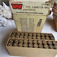 40 Winchester-Western 7mm Remington Cases