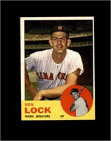 1963 Topps #47 Dan Lock EX to EX-MT+