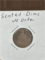 1800s Silver Seated Liberty Dime