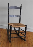 Child's Cane-Seat Rocking Chair