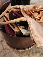Hat box of small bags/purses