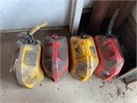 Plastic gas cans