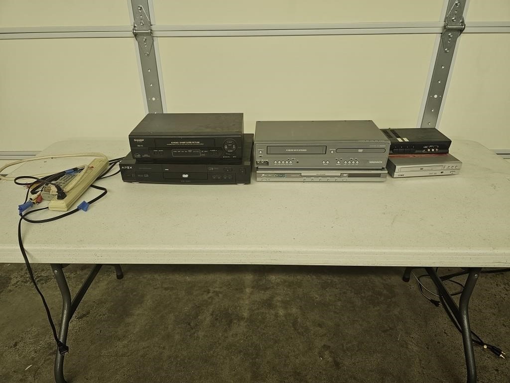 5 DVD Players and VCRs