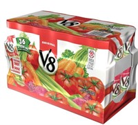 36-Pk V8 Vegetable Cocktail Juice, 156ml