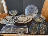 Crystal and glass lot