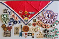 1957 Boy Scout Jamboree Patches Neckerchief MORE