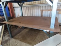 Solid Steel Table 2240x1460mm
