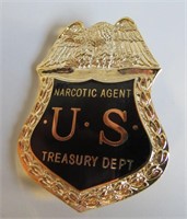 Collectible Authentic US Narcotic Agent Badge