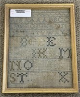 Early Alphabet Sampler - 9" x 11"