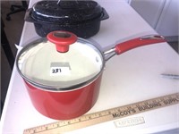 Red Cooker & Lid