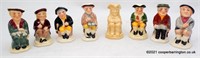 WOOD Potters of Burslem Miniature Toby Jugs