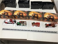 4 Matchbox fire engine series firetrucks