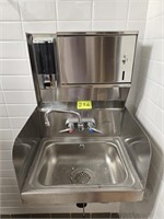 ADVANCE TABCO 16" HAND SINK W/ DISP