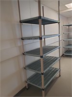 MetroMax 5 Tier Polymer Shelving 42" x 20" x 82"