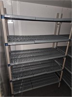 MetroMax 5 Tier Polymer Shelving 48" x 20" x 72"