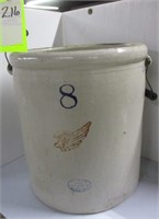 8 GALLON RED WING CROCK