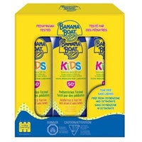 3-Pk 50 g Banana Boat Kids Sunscreen Spray SPF 50