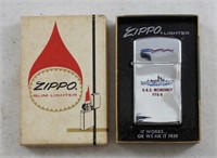 1979 UNFIRED SLIM ZIPPO U.S.S MCINERNEY LIGHTER