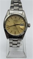 Authentic Rolex oyster date Precision champagne