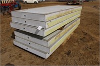 (6) Insulated Cooler Panels, Approx 47"x 101"x 5"
