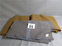 3 Military Wool Blankets