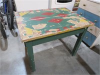 PAINTED CHILDS TABLE PRIMITIVE
