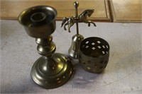 Collection of Decorative Brass Items