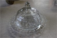 Vintage Glass Dish w/Dome Lid