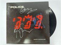 Autograph COA police vinyl