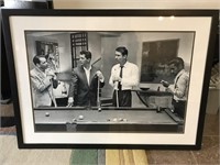 Rat Pack Picture -Matted & Framed