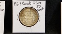 1964 Canada Silver Half Dollar