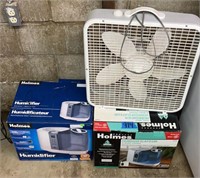 Humidifiers and fan