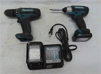 Makita 12V Drill & Impact w/Batteries & Charger