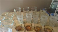 DRINKING GLASSES- JUICE GLASSES- CUSTARD CUPS-