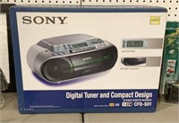 New old stock Sony digital tuner and compact