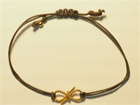 $100. Gold-Plated S/Silver Bracelet