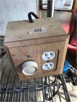 VARIABLE VOLTAGE REDUCER BOX