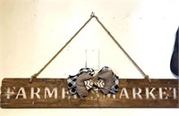Primitive Farmers Market sign