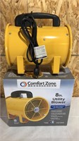 Comfort Zone 8” Utility Blower/Fan