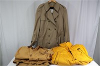 Men's Trench Coat, Utility Jacket, Fishing Vest +