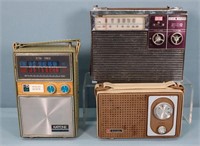 (3) Vintage Solid State Radios