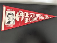 1960’s Robert Kennedy pennant with picture