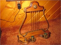 Lyre Candle Holder